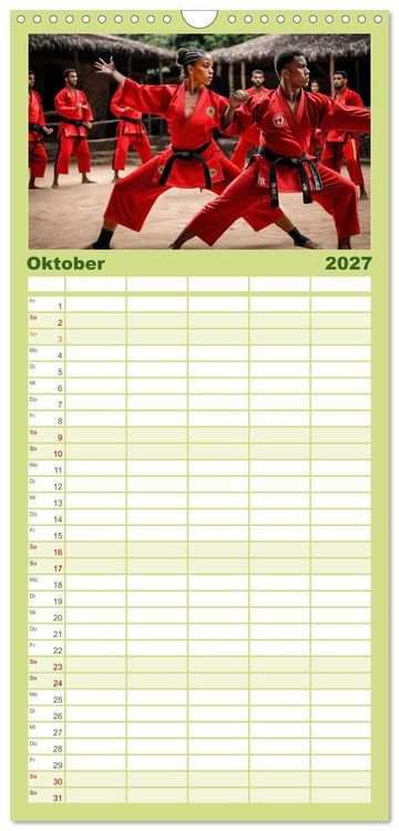 Produktbild: Familienplaner 2027 - Typisch Brasilien mit 5 Spalten (Wandkalender, 21 x 45 cm) CALVENDO