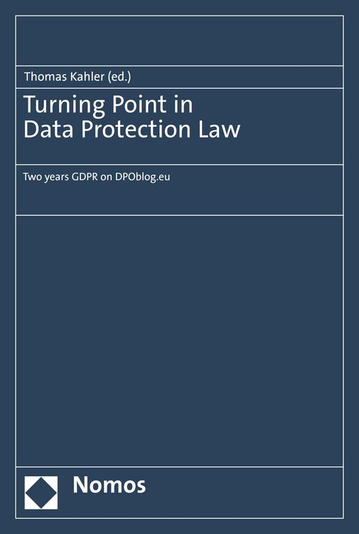 Produktbild: Turning Point in Data Protection Law