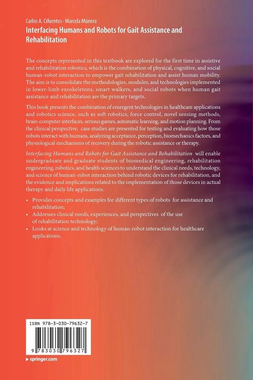 Produktbild: Interfacing Humans and Robots for Gait Assistance and Rehabilitation