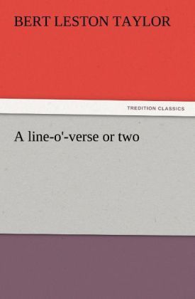 Produktbild: A line-o'-verse or two