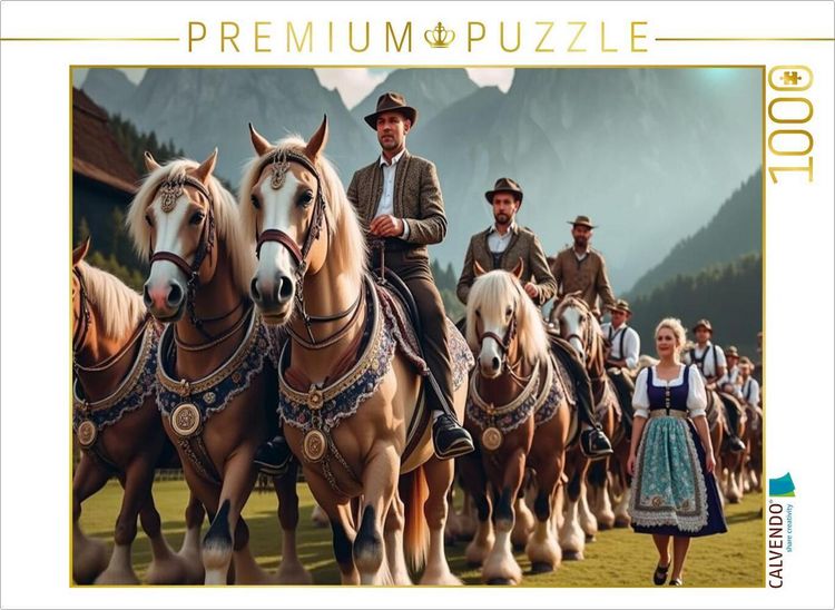 Produktbild: CALVENDO Puzzle Leonhardifahrt | 1000 Teile Lege-Gr&ouml;&szlig;e 64x48cm Foto-Puzzle f&uuml;r gl&uuml;ckliche Stunden