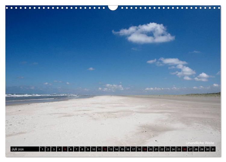 Produktbild: T&ouml;werland Juist (Wandkalender 2026 DIN A3 quer), CALVENDO Monatskalender
