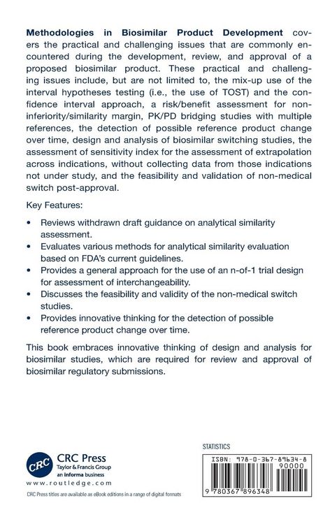 Produktbild: Methodologies in Biosimilar Product Development