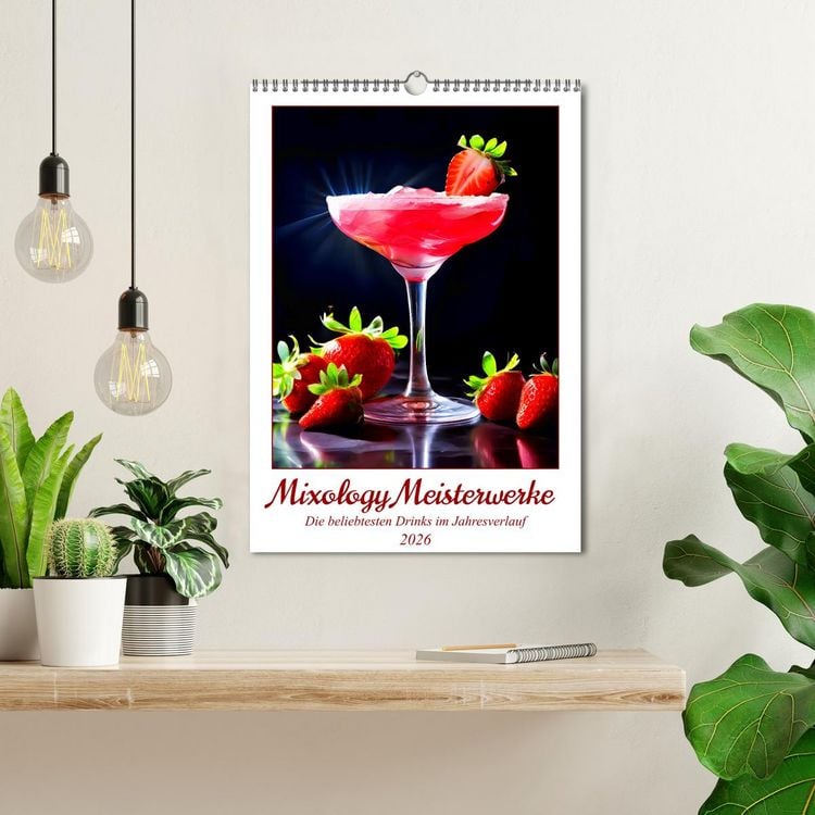 Produktbild: Mixology Meisterwerke (Wandkalender 2026 DIN A3 hoch), CALVENDO Monatskalender