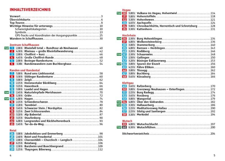 Produktbild: ROTHER Wanderf&uuml;hrer Schaffhausen