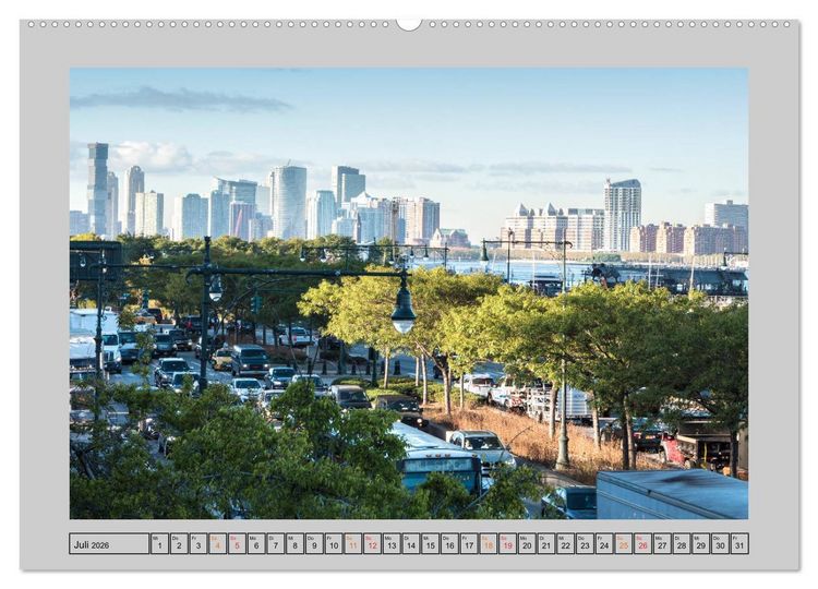Produktbild: New York &ndash; Von Brooklyn zur Grand Central Station (Wandkalender 2026 DIN A2 quer), CALVENDO Monatskalender