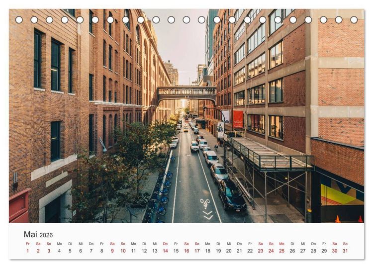 Produktbild: New York - Eine Weltstadt (Tischkalender 2026 DIN A5 quer), CALVENDO Monatskalender