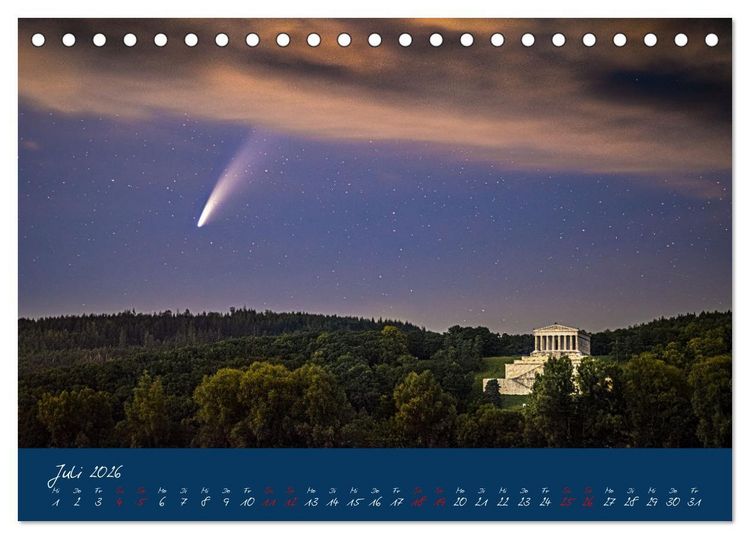 Produktbild: Welt unter Sternen (Tischkalender 2026 DIN A5 quer), CALVENDO Monatskalender
