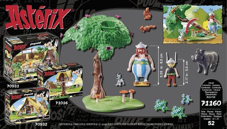 Produktbild: Playmobil&reg; Asterix Wildschweinjagd 71160