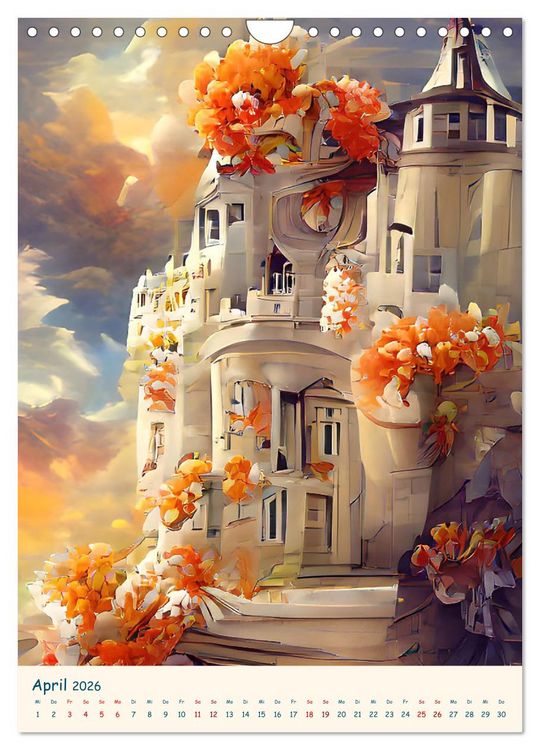 Produktbild: Colors of Dreams - AI-ART (Wandkalender 2026 DIN A4 hoch), CALVENDO Monatskalender