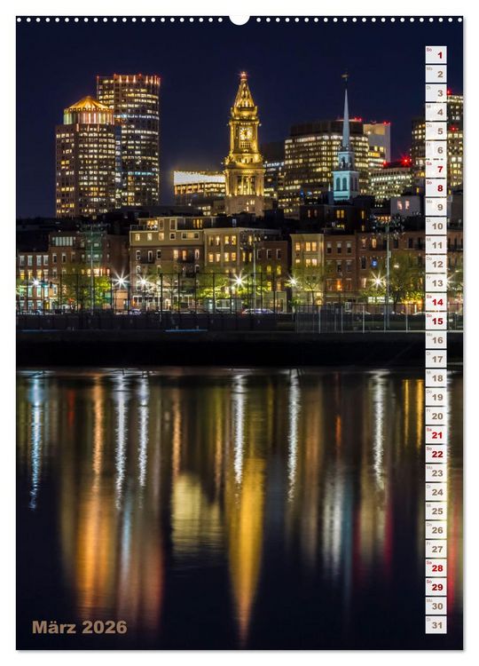 Produktbild: FASZINATION USA Urbanes und Naturhighlights (Wandkalender 2026 DIN A2 hoch), CALVENDO Monatskalender