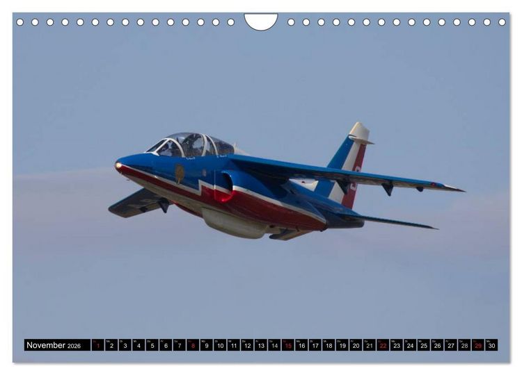 Produktbild: Augenblicke in der Luft: Patrouille de France (Wandkalender 2026 DIN A4 quer), CALVENDO Monatskalender