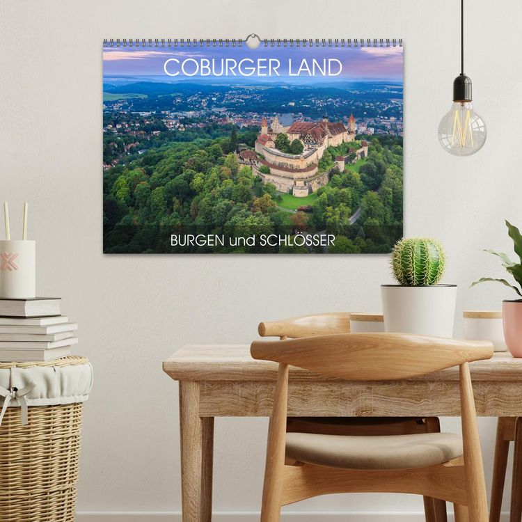 Produktbild: Coburger Land - Burgen und Schl&ouml;sser (Wandkalender 2026 DIN A3 quer), CALVENDO Monatskalender