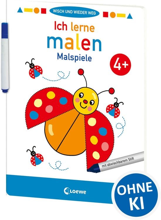 Produktbild: Wisch und wieder weg - Ich lerne malen 4+