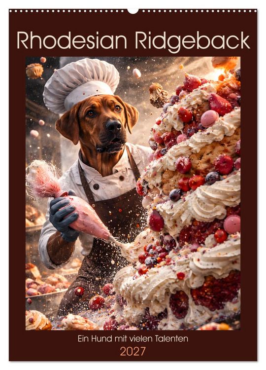Produktbild: Rhodesian Ridgeback - Ein Hund mit vielen Talenten (Wandkalender 2027 DIN A2 hoch), CALVENDO Monatskalender