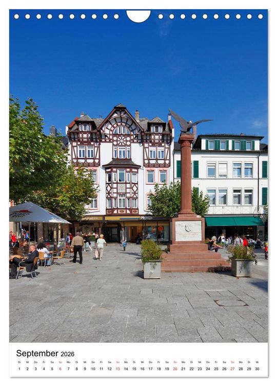 Produktbild: Bad Homburg 2026 von Petrus Bodenstaff (Wandkalender 2026 DIN A4 hoch), CALVENDO Monatskalender