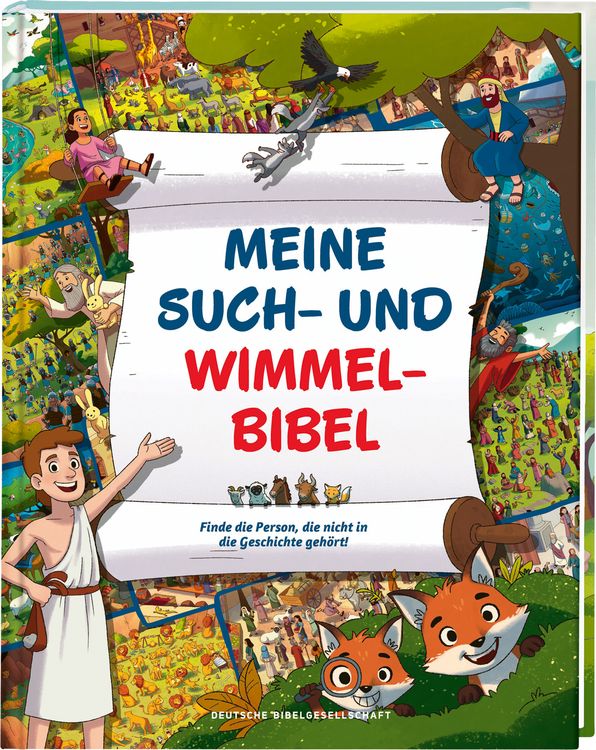 Produktbild: Meine Such- und Wimmelbibel. Finde die Person, die nicht in die Geschichte geh&ouml;r