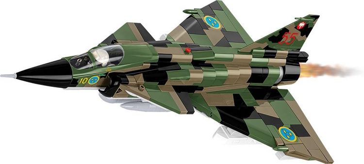 Produktbild: COBI Armed Forces 5911 - Saab AJS 37 Viggen, Bausatz 1:48, 911 Klemmbausteine