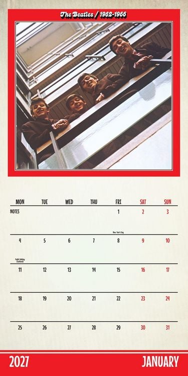 Produktbild: The Beatles &ndash; Die Beatles 2027 &ndash; Wandkalender