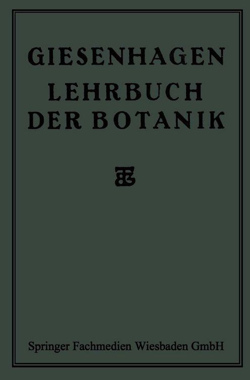 Produktbild: Lehrbuch der Botanik