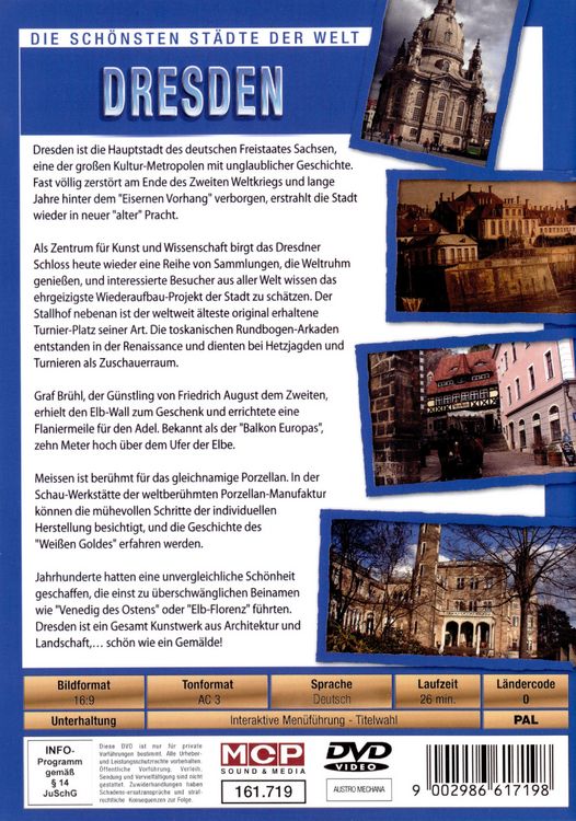 Produktbild: Dresden - Die sch&ouml;nsten St&auml;dte der Welt