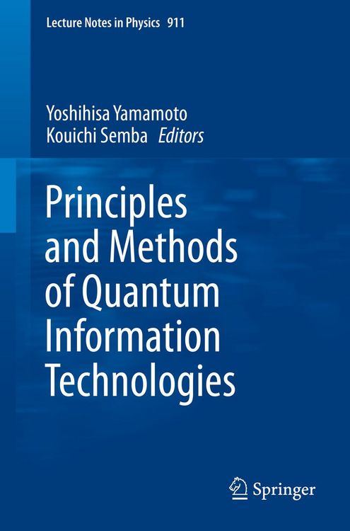Produktbild: Principles and Methods of Quantum Information Technologies