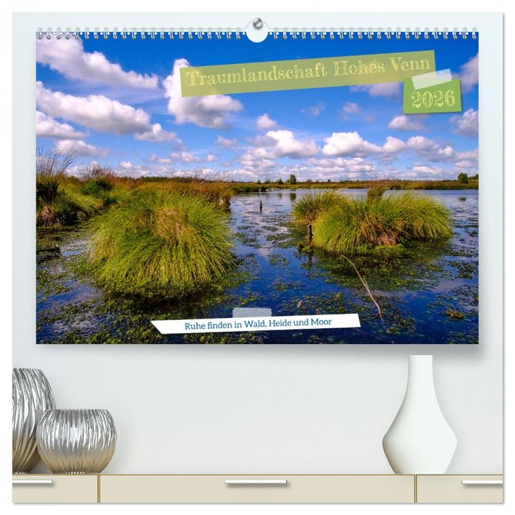 Produktbild: Traumlandschaft Hohes Venn (hochwertiger Premium Wandkalender 2026 DIN A2 quer), Kunstdruck in Hochglanz