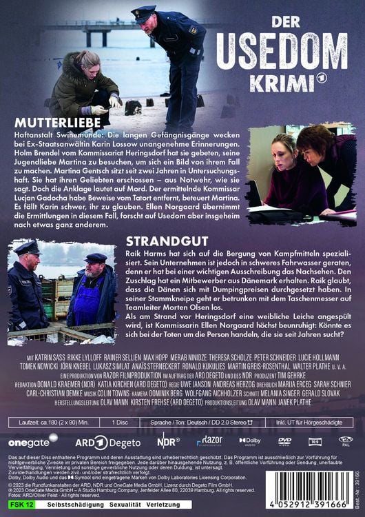 Produktbild: Der Usedom-Krimi: Mutterliebe / Strandgut