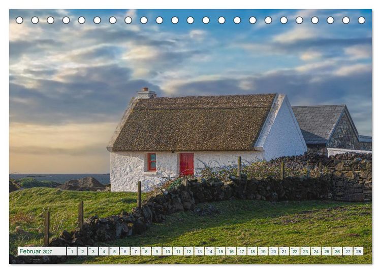 Produktbild: Irland - Unterwegs auf dem Wild Altantic Way (Tischkalender 2027 DIN A5 quer), CALVENDO Monatskalender