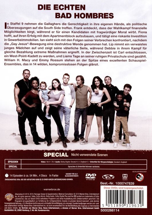 Produktbild: Shameless - Staffel 9