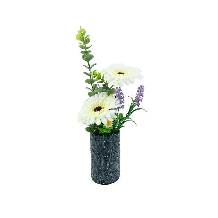 Bild vom Artikel NTK-Collection Kunstblume weiße Gerbera in Vase Leilani vom Autor 