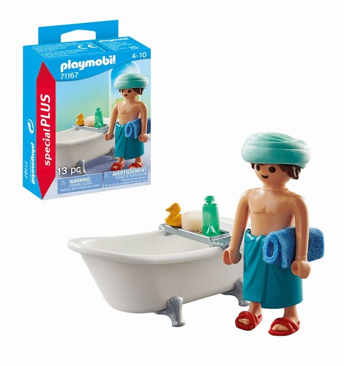 Produktbild: PLAYMOBIL 71167 Mann in der Badewanne