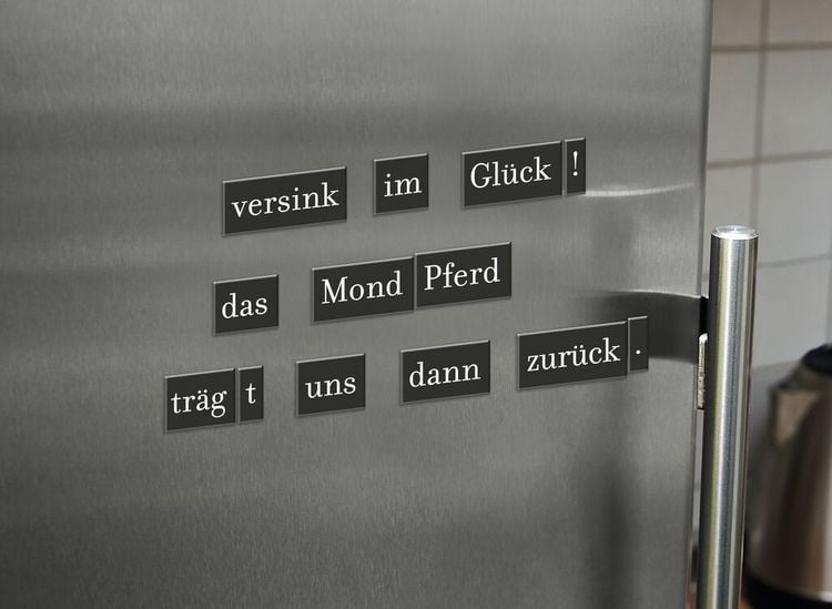 Produktbild: moses. libri_x Magnetische Poesie
