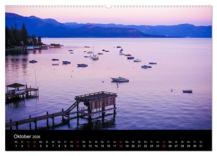 Produktbild: KALIFORNIEN (hochwertiger Premium Wandkalender 2026 DIN A2 quer), Kunstdruck in Hochglanz