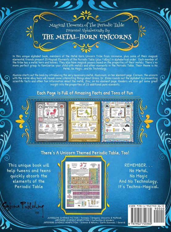 Produktbild: Magical Elements of the Periodic Table Presented Alphabetically By The Metal Horn Unicorns