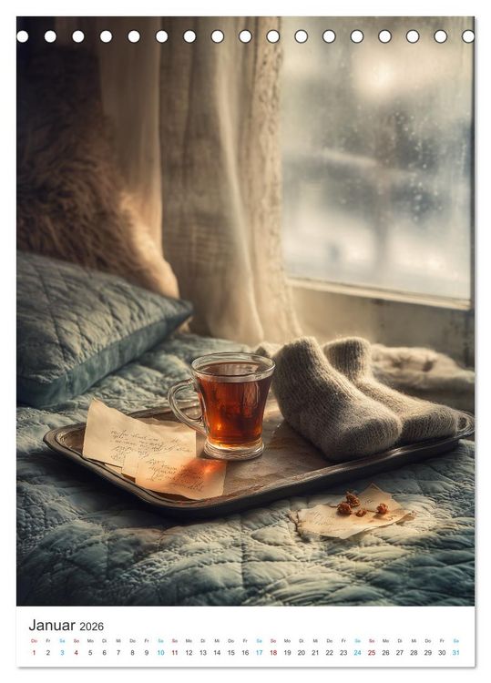 Produktbild: A Cup of Time (Tischkalender 2026 DIN A5 hoch), CALVENDO Monatskalender