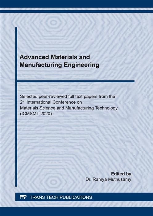 Produktbild: Advanced Materials and Manufacturing Engineering