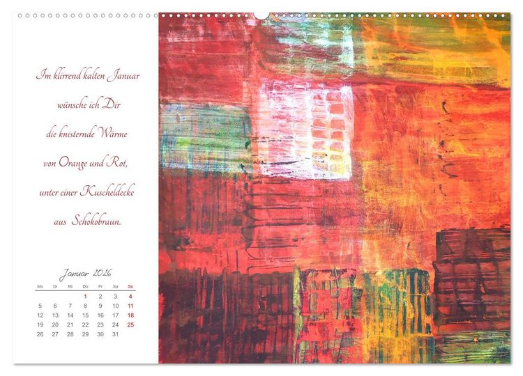 Produktbild: Farbw&uuml;nsche f&uuml;r Dich (Wandkalender 2026 DIN A2 quer), CALVENDO Monatskalender