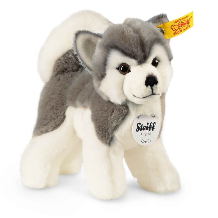 Produktbild: Steiff 104985 - Bernie Husky, stehend, Pl&uuml;sch, 17 cm