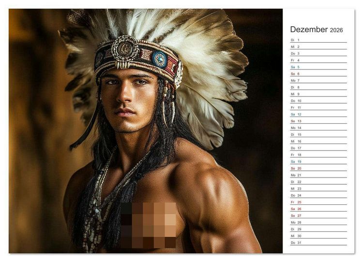Produktbild: Im Bann des Kriegers (Wandkalender 2026 DIN A3 quer), CALVENDO Monatskalender