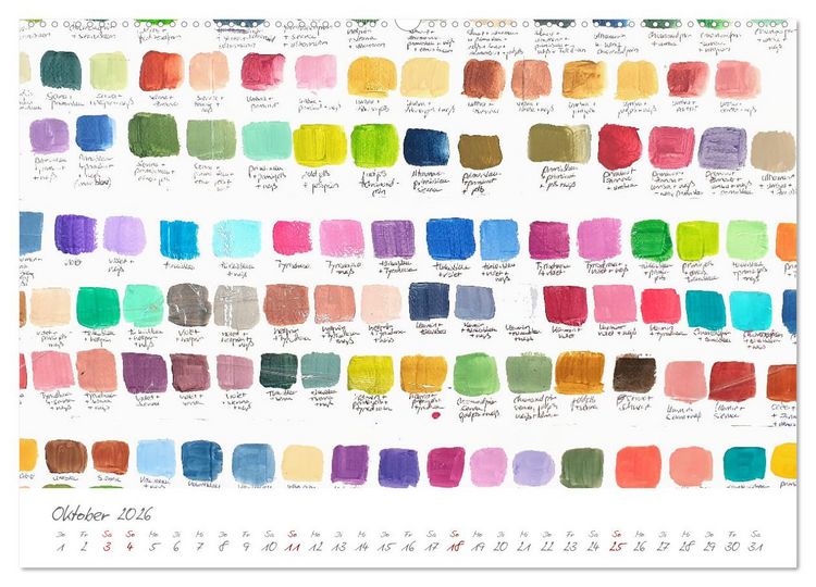 Produktbild: Atelierimpressionen - Des K&uuml;nstlers Handwerkzeug im Portrait (Wandkalender 2026 DIN A2 quer), CALVENDO Monatskalender