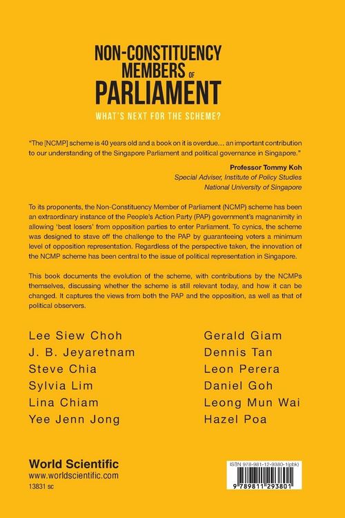Produktbild: Non-Constituency Members Of Parliament