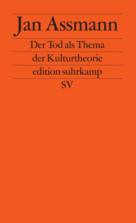 Produktbild: Der Tod als Thema der Kulturtheorie