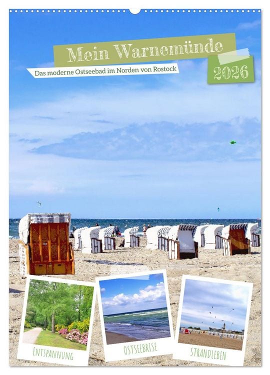 Produktbild: Mein Warnem&uuml;nde - Das moderne Ostseebad im Norden von Rostock (Wandkalender 2026 DIN A2 hoch), CALVENDO Monatskalender