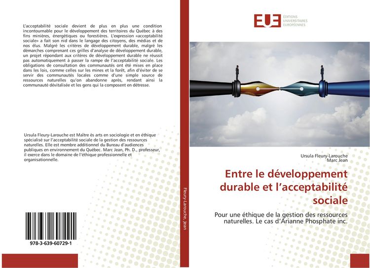 Produktbild: Entre le d&eacute;veloppement durable et l'acceptabilit&eacute; sociale