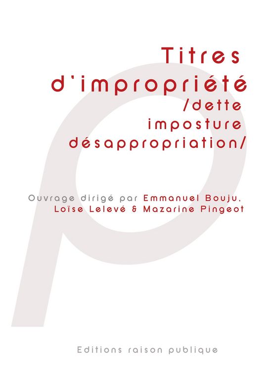 Produktbild: Titres d'impropri&eacute;t&eacute;