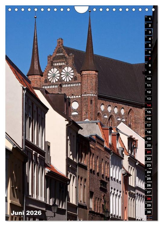 Produktbild: Zauberhaftes Wismar (Wandkalender 2026 DIN A4 hoch), CALVENDO Monatskalender