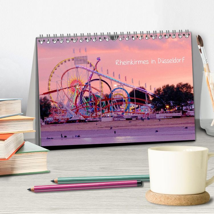 Produktbild: Rheinkirmes in D&uuml;sseldorf (Tischkalender 2026 DIN A5 quer), CALVENDO Monatskalender