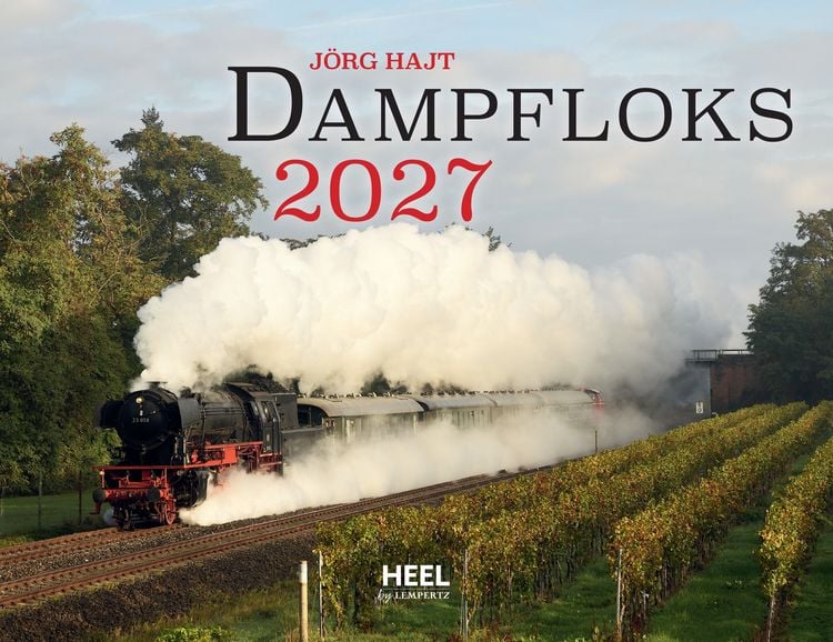 Produktbild: Dampfloks in Farbe 2027 Eintragkalender