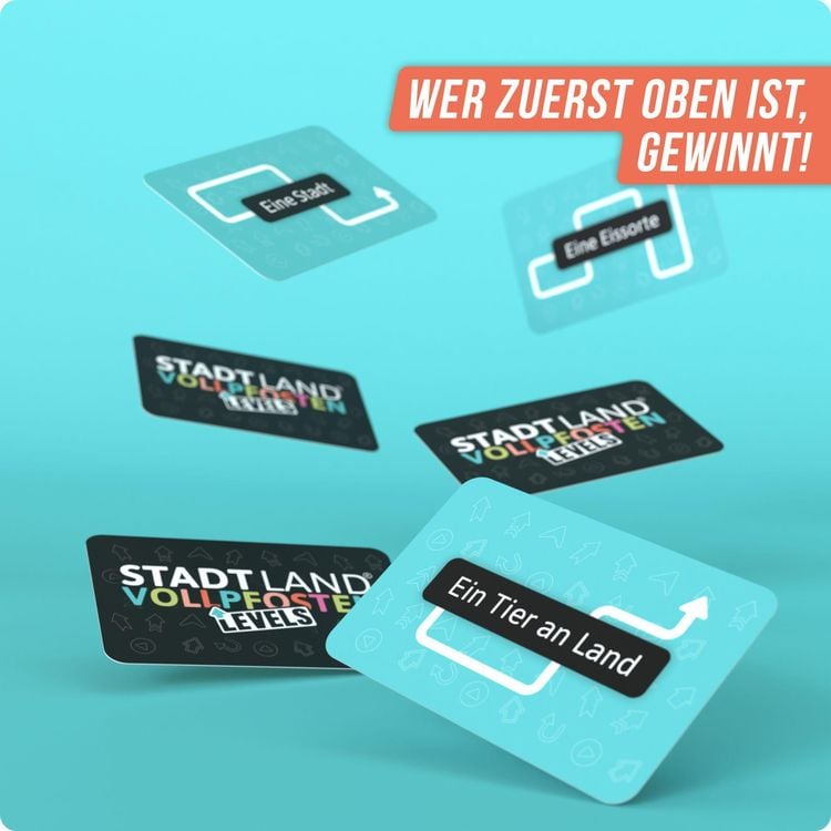 Denkriesen - Stadt Land Vollpfosten® - Levels - Junior Edition - "jeder Punkt Zählt."